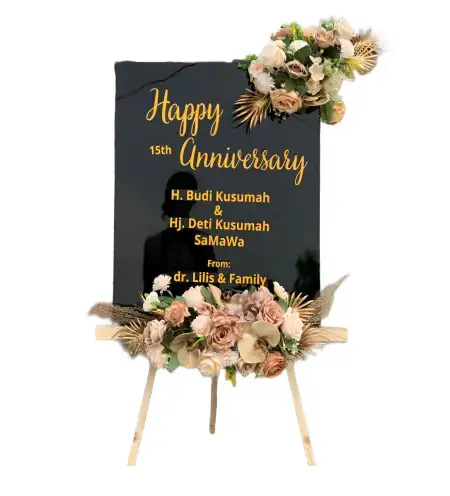 Papan Bunga Akrilik Popoh