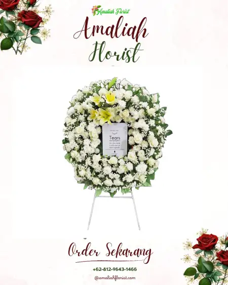 Krans Bunga Duka Popoh